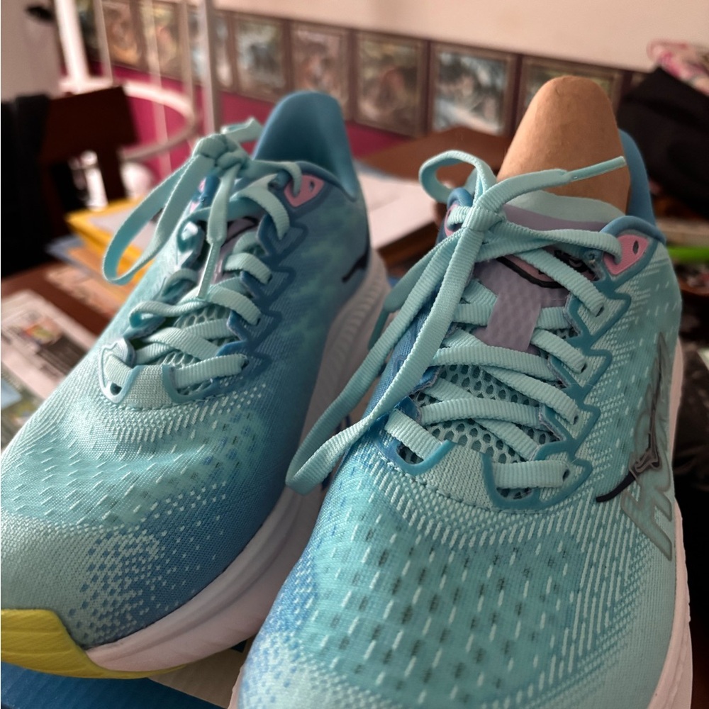 Brand New never worn . Hokas One One Women's Light Blue Running Shoes